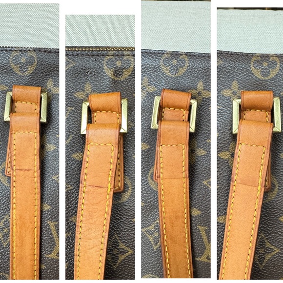 Louis Vuitton Vintage Cabas Mezzo Large Monogram Tote Bag Purse - Picture 12 of 16